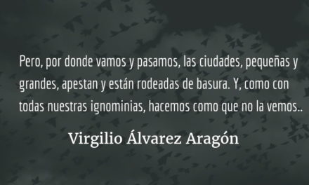 Felices entre la basura. Virgilio Álvarez Aragón.
