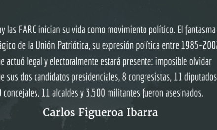FARC: adiós a las armas. Carlos Figueroa Ibarra.