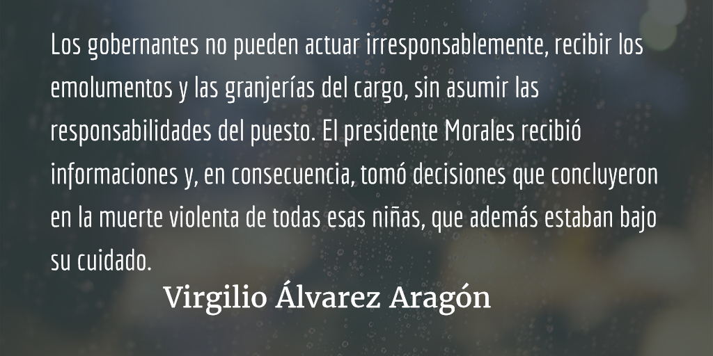 La justeza del juicio al presidente. Virgilio Álvarez Aragón.