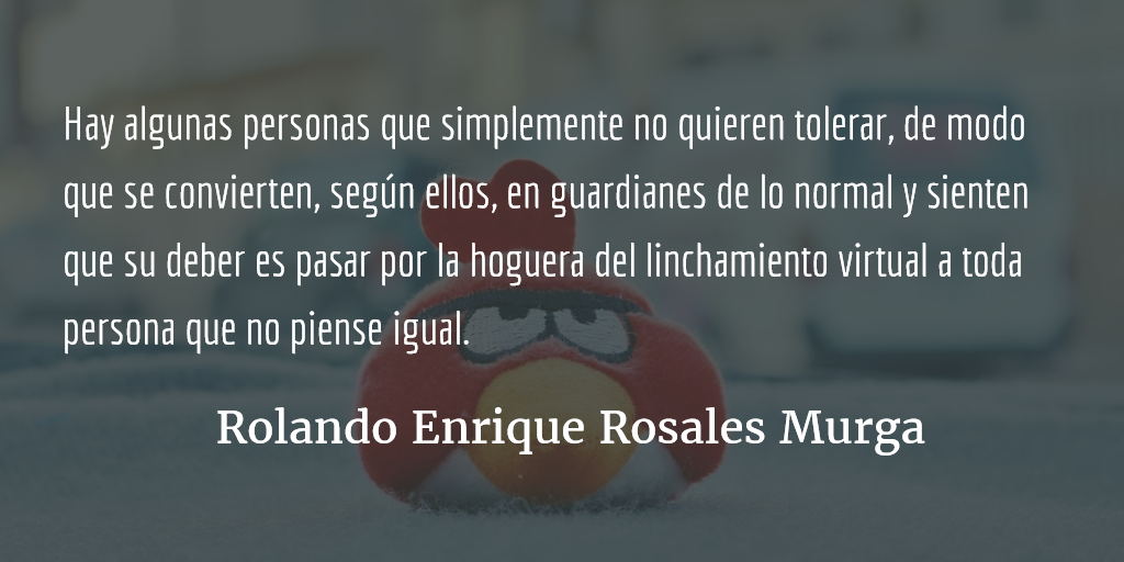 Cultura de denuncia. Rolando Enrique Rosales Murga.