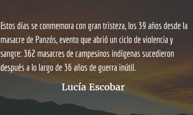 En “loop” de muerte. Lucía Escobar.