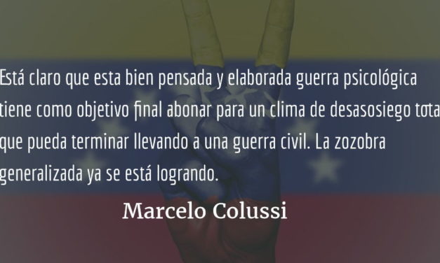 Venezuela: ¡no creer ni el 1% de lo que se dice!  Marcelo Colussi