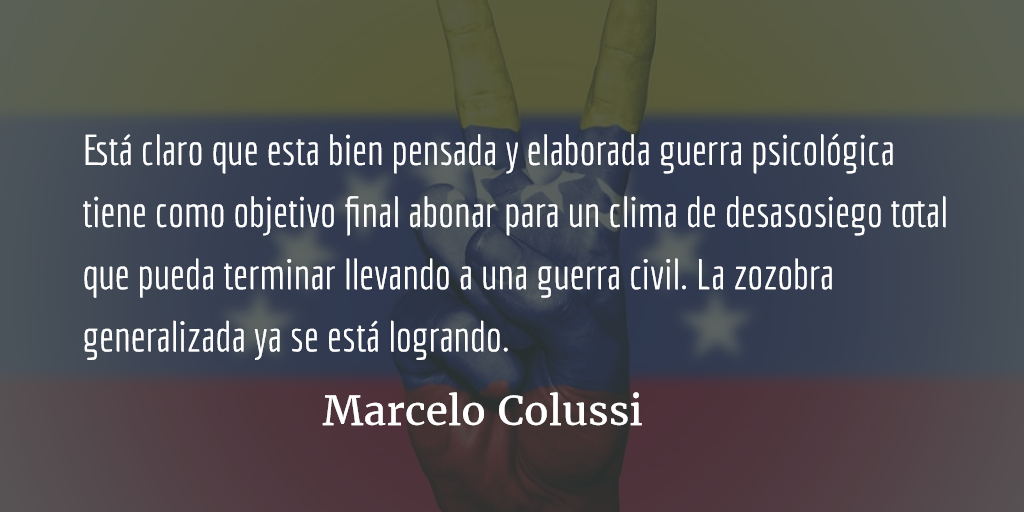 Venezuela: ¡no creer ni el 1% de lo que se dice!  Marcelo Colussi