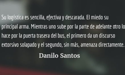 El bucle del olvido. Danilo Santos.