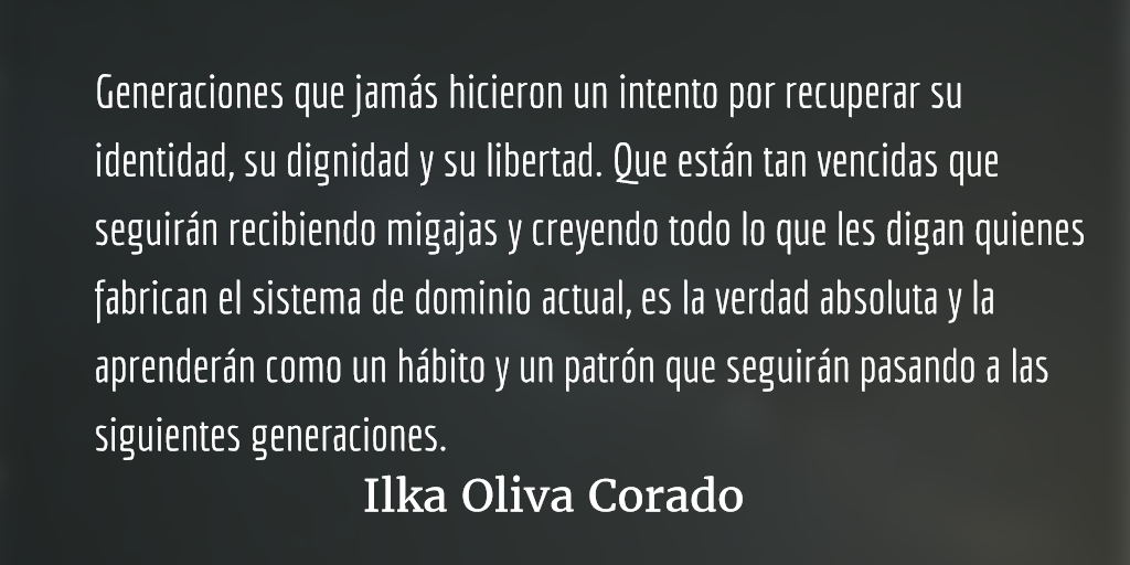 Generaciones vencidas. Ilka Oliva Corado.
