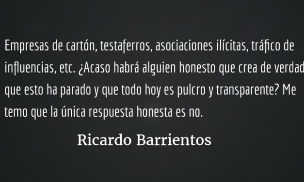 Sobre quitar controles y candados. Ricardo Barrientos.