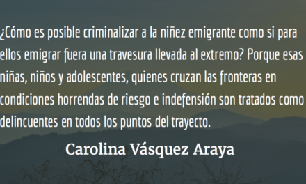 Los pequeños emigrantes. Carolina Vásquez Araya.