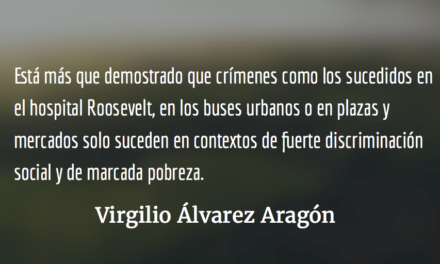 ¡Pena de muerte ya!  Virgilio Álvarez Aragón