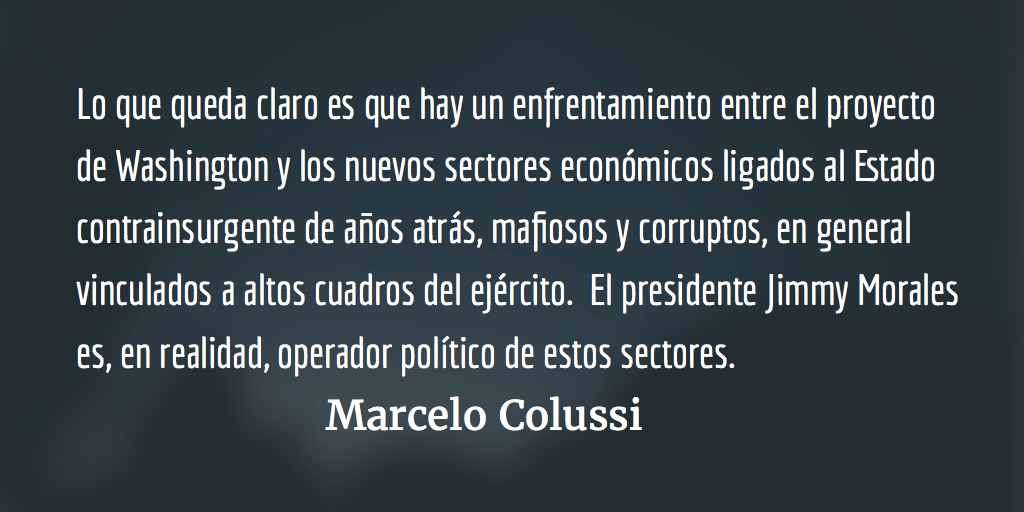 Crisis palaciega en Guatemala. Marcelo Colussi.