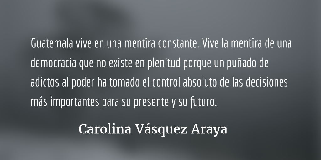 Bajo la sombra de la mentira. Carolina Vásquez Araya.