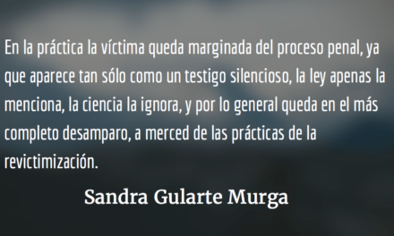 Un mundo desconocido: las víctimas  invisibles de la trata de personas. Sandra Gularte Murga.
