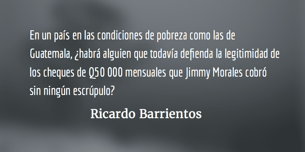 Jimmy, cadáver político. Ricardo Barrientos.