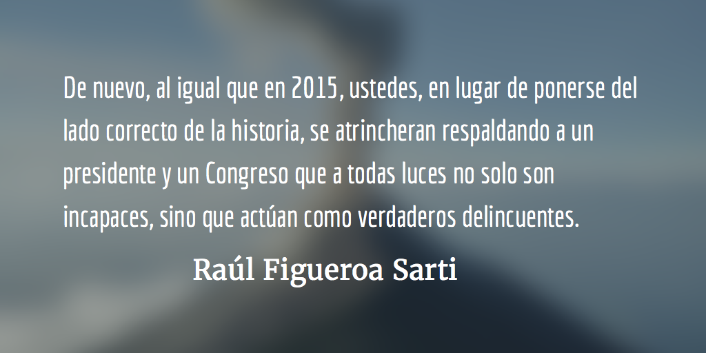 Carta abierta al Directorio del Cacif. Raúl Figueroa Sarti.