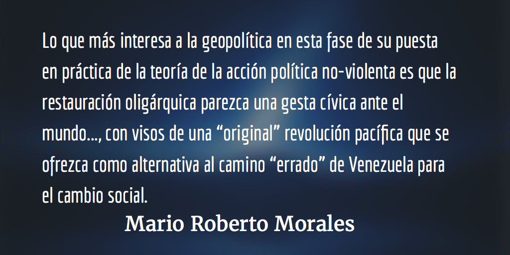La “revolución” geopolítica. Mario Roberto Morales.