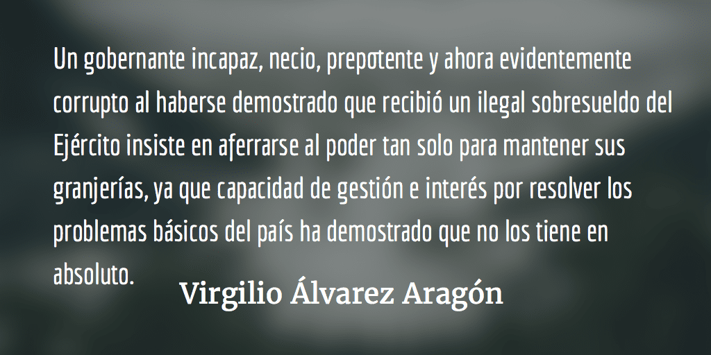 Cuando despertamos, la corrupción sigue allí. Virgilio Álvarez Aragón.