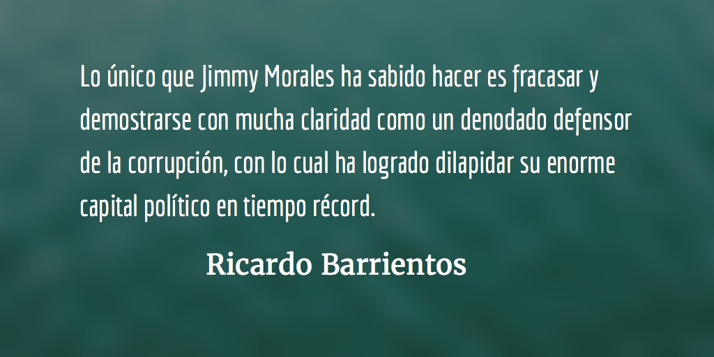 Jimmy ganó inmunidad, pero no impunidad. Ricardo Barrientos.