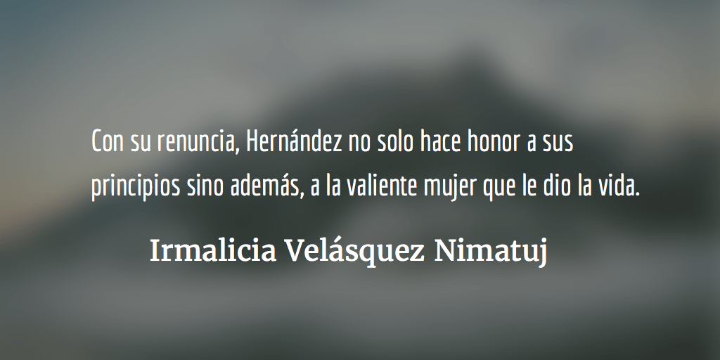 La integridad de Lucrecia Hernández Mack. Irmalicia Velásquez Nimatuj.