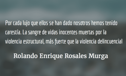 Manifestar sí, alardear no. Rolando Enrique Rosales Murga.