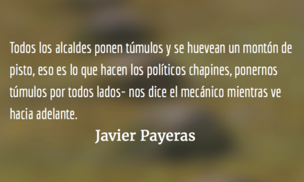 Túmulos. Javier Payeras.