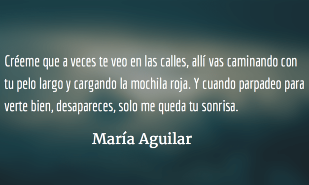 Un año después. María Aguilar.