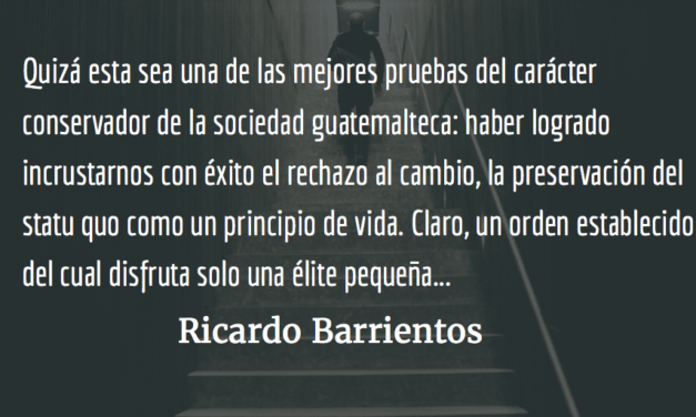 Estabilidad versus reforma estructural. Ricardo Barrientos.