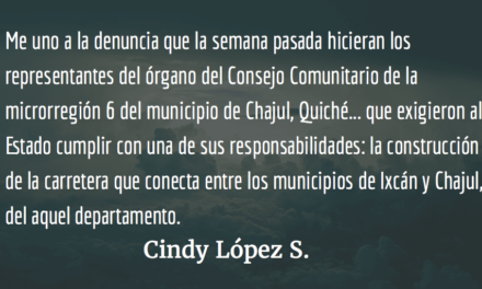 Una construcción de nunca acabar… Cindy López S.