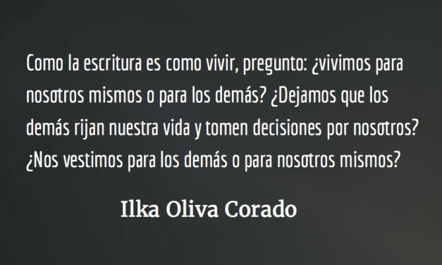 Aprender a escribir. Ilka Oliva Corado.
