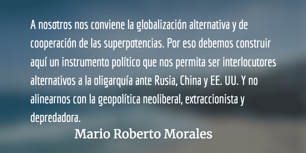 O Trump o Soros. Mario Roberto Morales.