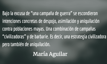 Buscando paz en la impunidad II. María Aguilar.