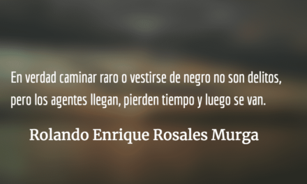 Viene el lobo. Rolando Enrique Rosales Murga.