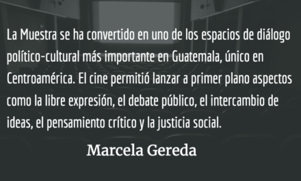 IX muestra de cine Memoria, Verdad y Justicia. Marcela Gereda.