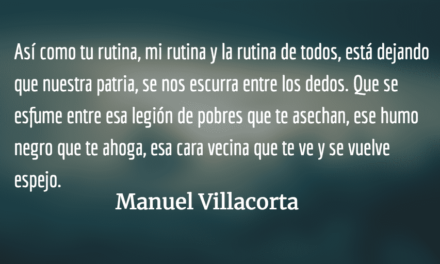 Carta abierta al ciudadano rebelde. Manuel Villacorta.