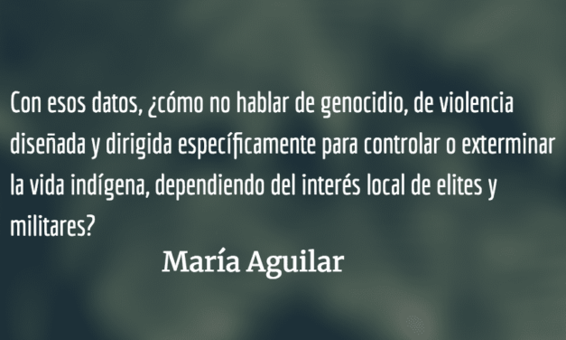 Buscando paz en la impunidad V. María Aguilar.