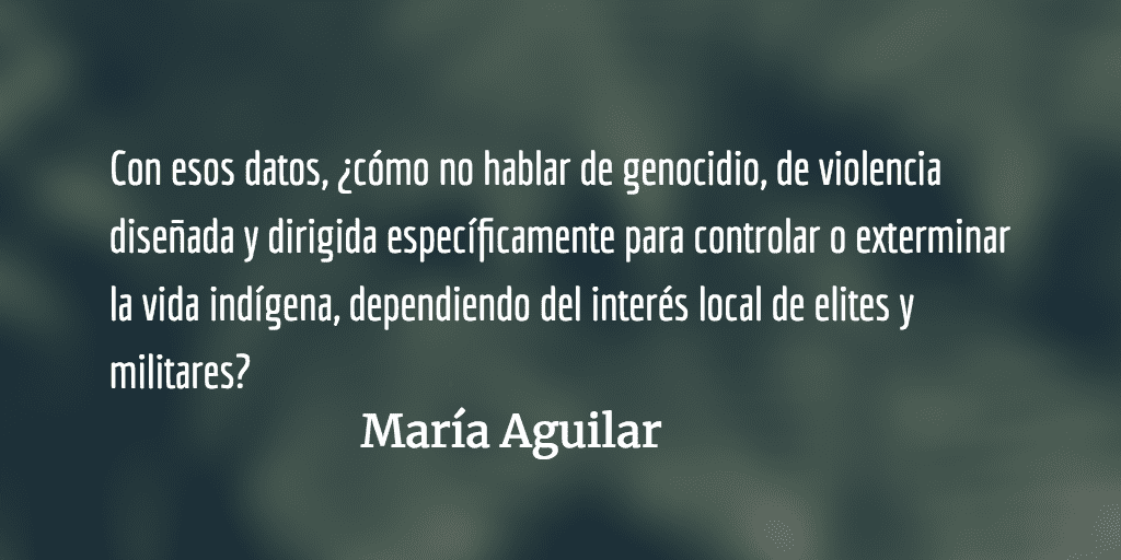 Buscando paz en la impunidad V. María Aguilar.