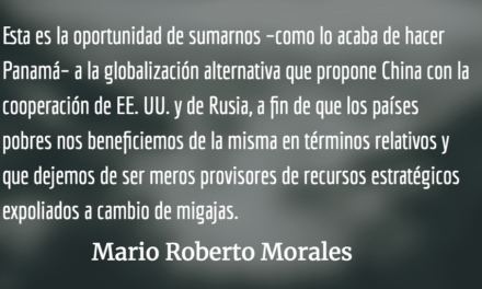 Un nuevo instrumento político. Mario Roberto Morales.