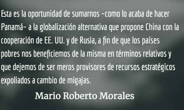 Un nuevo instrumento político. Mario Roberto Morales.