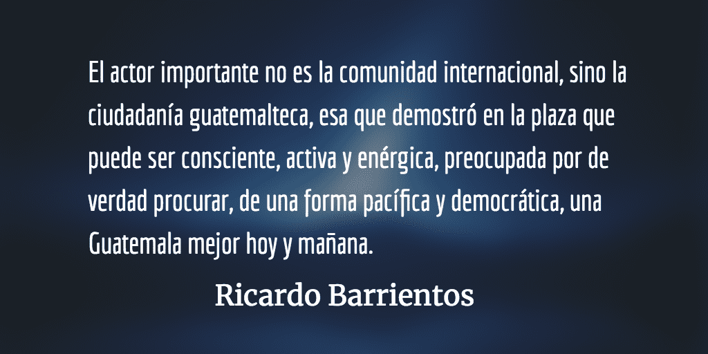 El pacto de corruptos ejerció su poder. Ricardo Barrientos.