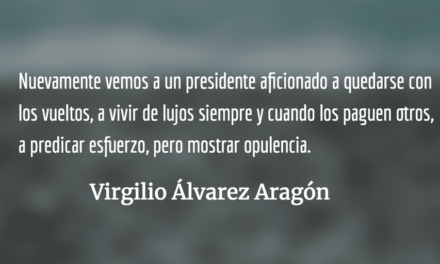 De Toblerone a lentes Carolina Herrera. Virgilio Álvarez Aragón.