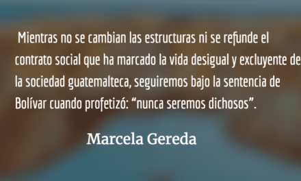 “Usted no sabe quién soy yo”. Marcela Gereda.