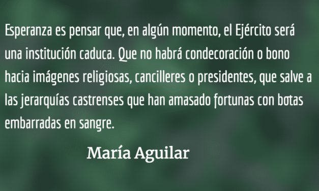 La esperanza en la resistencia. María Aguilar.