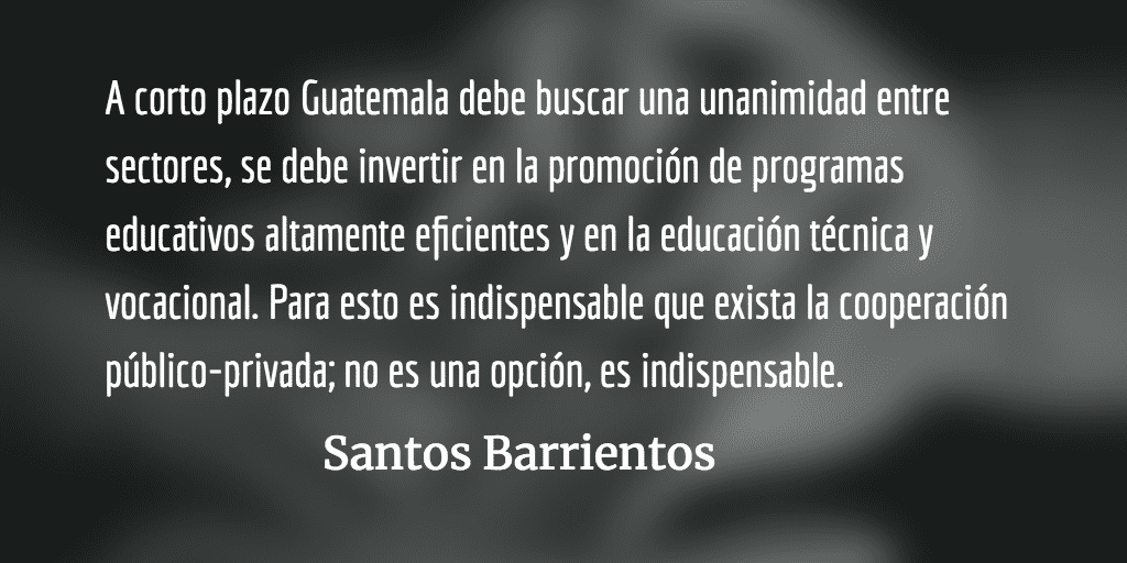 Cómo alcanzar un crecimiento inclusivo en Guatemala. Santos Barrientos.