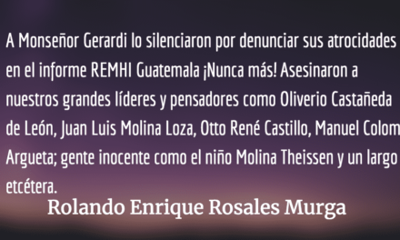 La pesadilla vuelve. Rolando Enrique Rosales Murga.