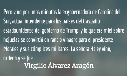 El autogolpe de Jimmy Morales. Virgilio Álvarez Aragón.