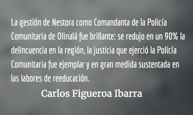 La satanización de Nestora Salgado. Carlos Figueroa Ibarra.