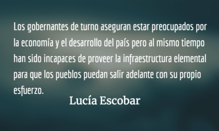 Un lugar que no existe (para algunos) y sin embargo existe. Lucía Escobar.