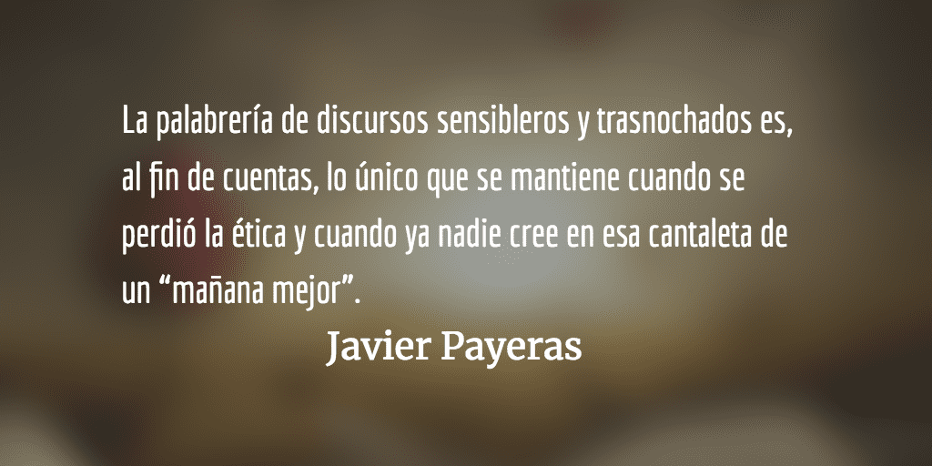 Poder de hoy. Javier Payeras.