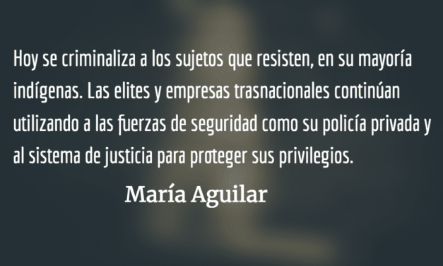 La absurda Guatemala. María Aguilar.