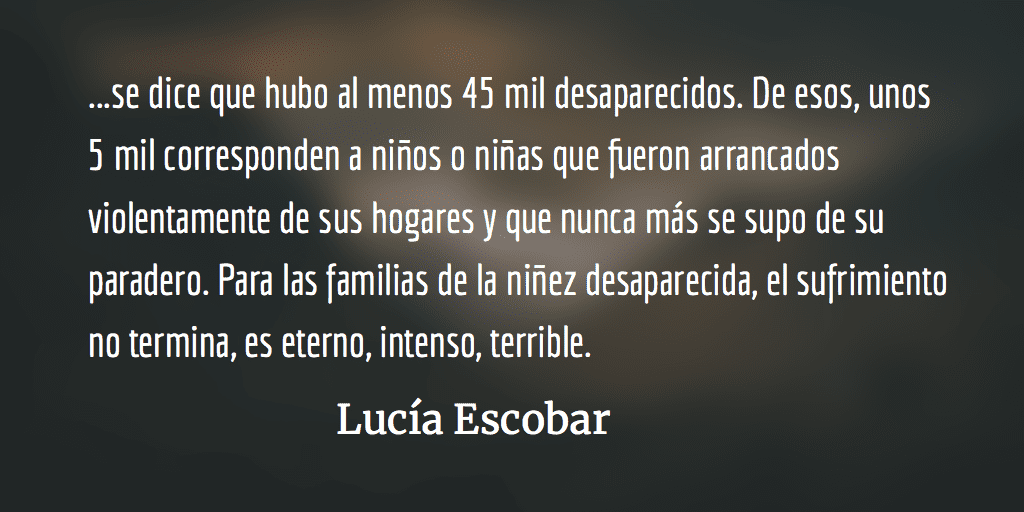 Desaparecidos. Lucía Escobar.