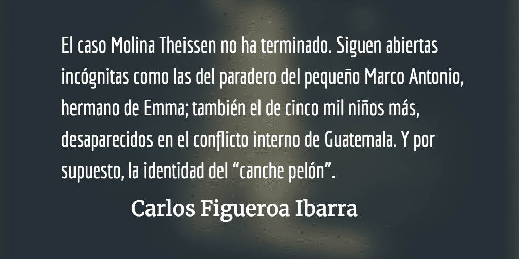 El caso Molina Theissen, incógnitas irresueltas. Carlos Figueroa Ibarra.