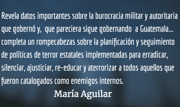 Archivos y derechos humanos. María Aguilar.